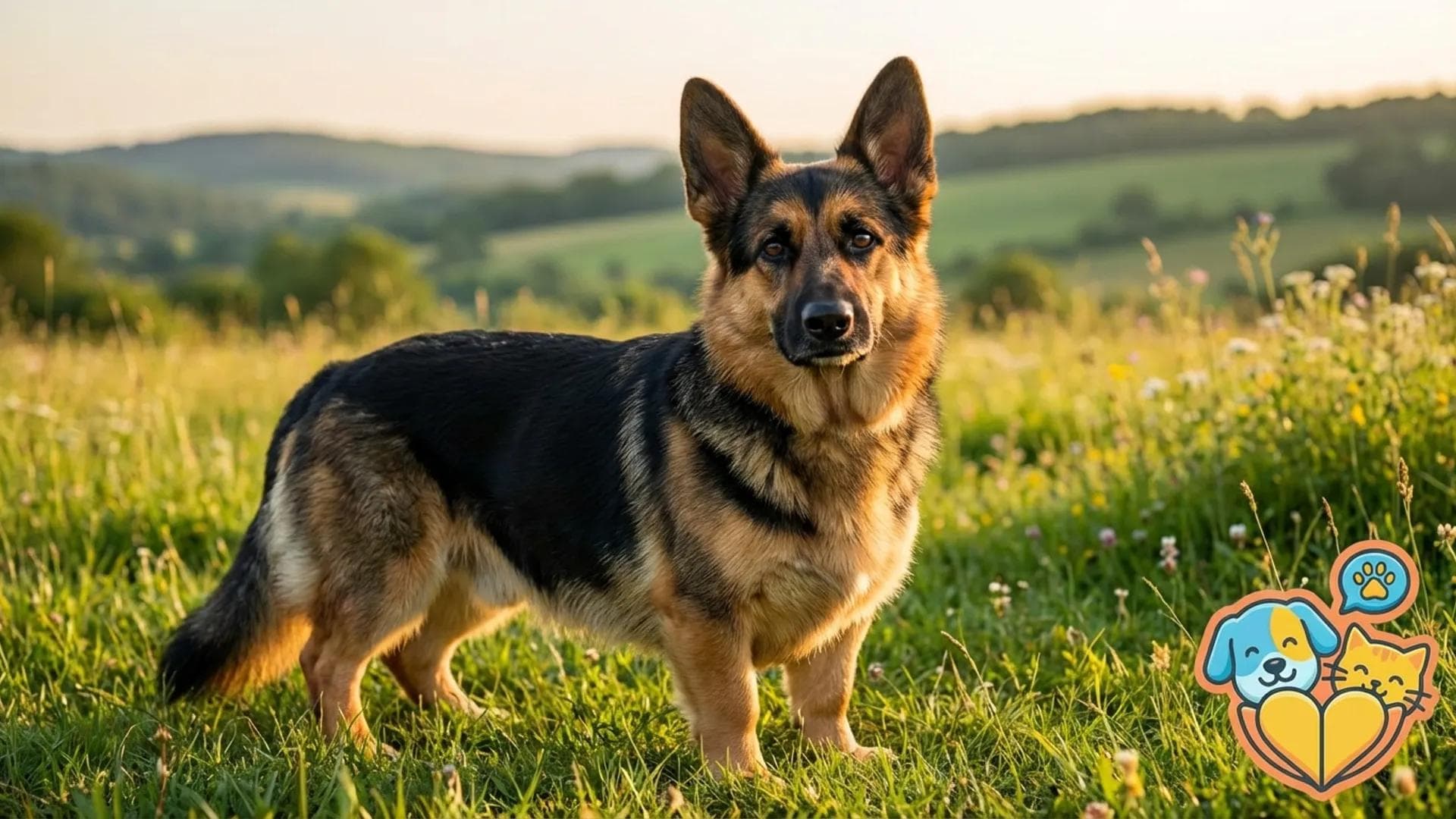 The Corman Shepherd (Corgi + German Shepherd)