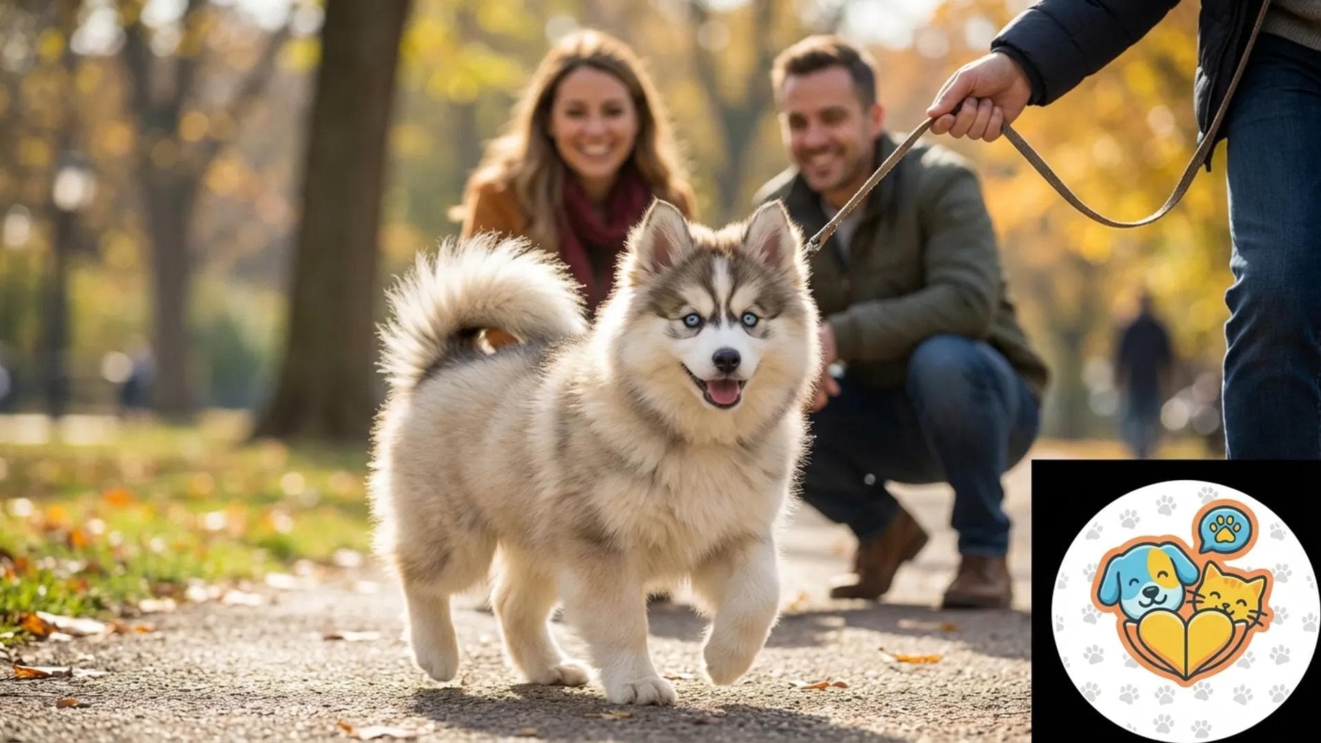 The Pomsky (Pomeranian + Siberian Husky)