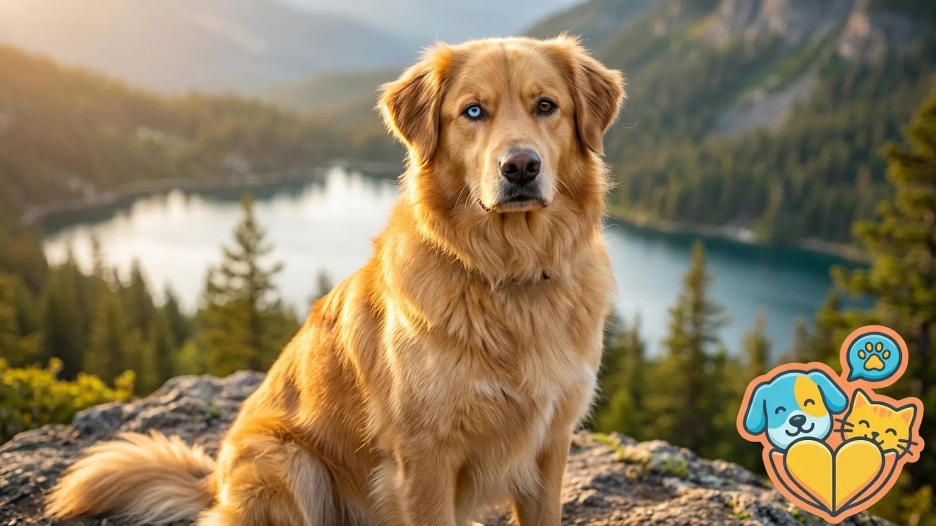 The Goberian (Golden Retriever + Siberian Husky)