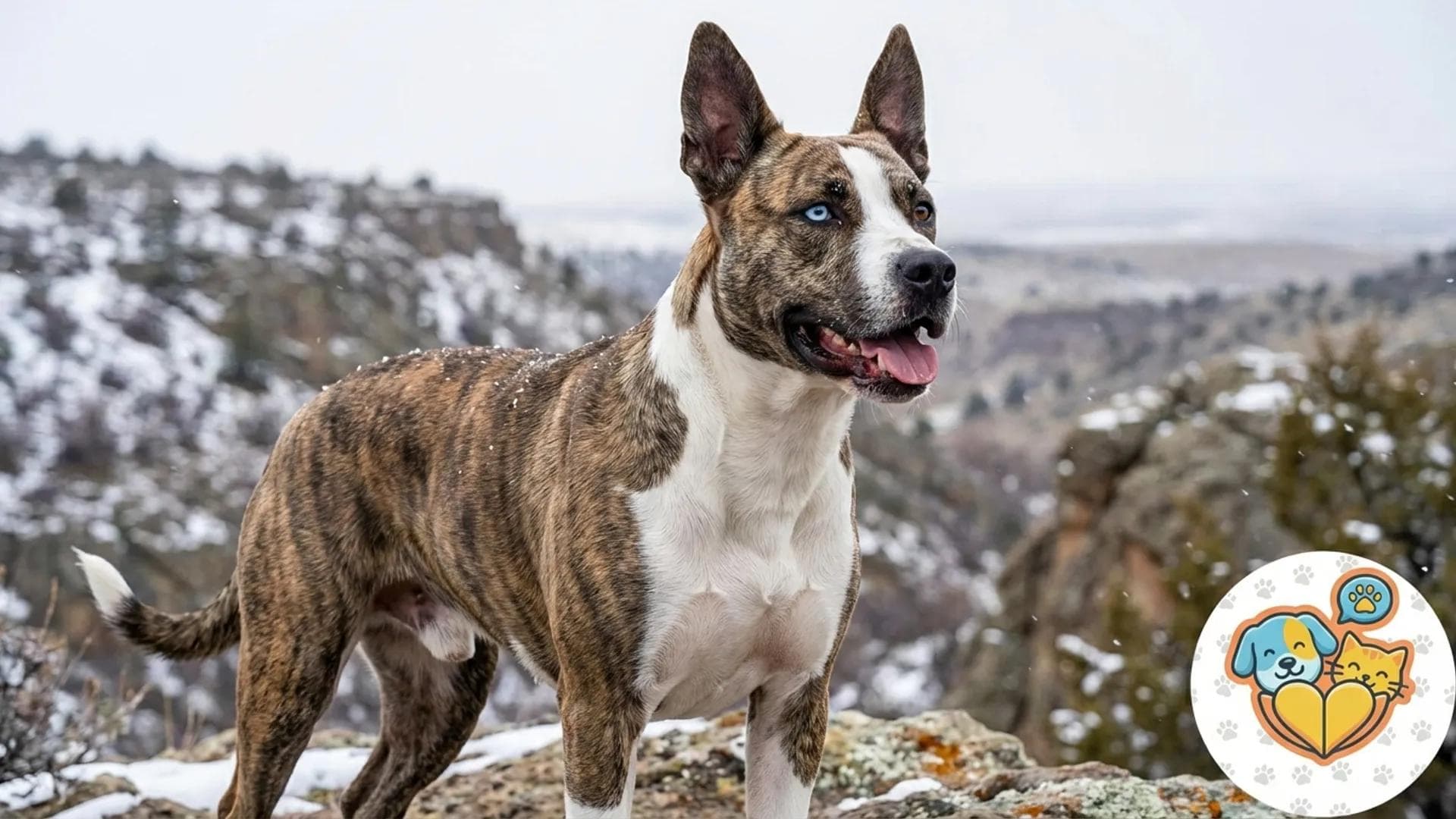 The Pitsky (Pitbull + Husky)